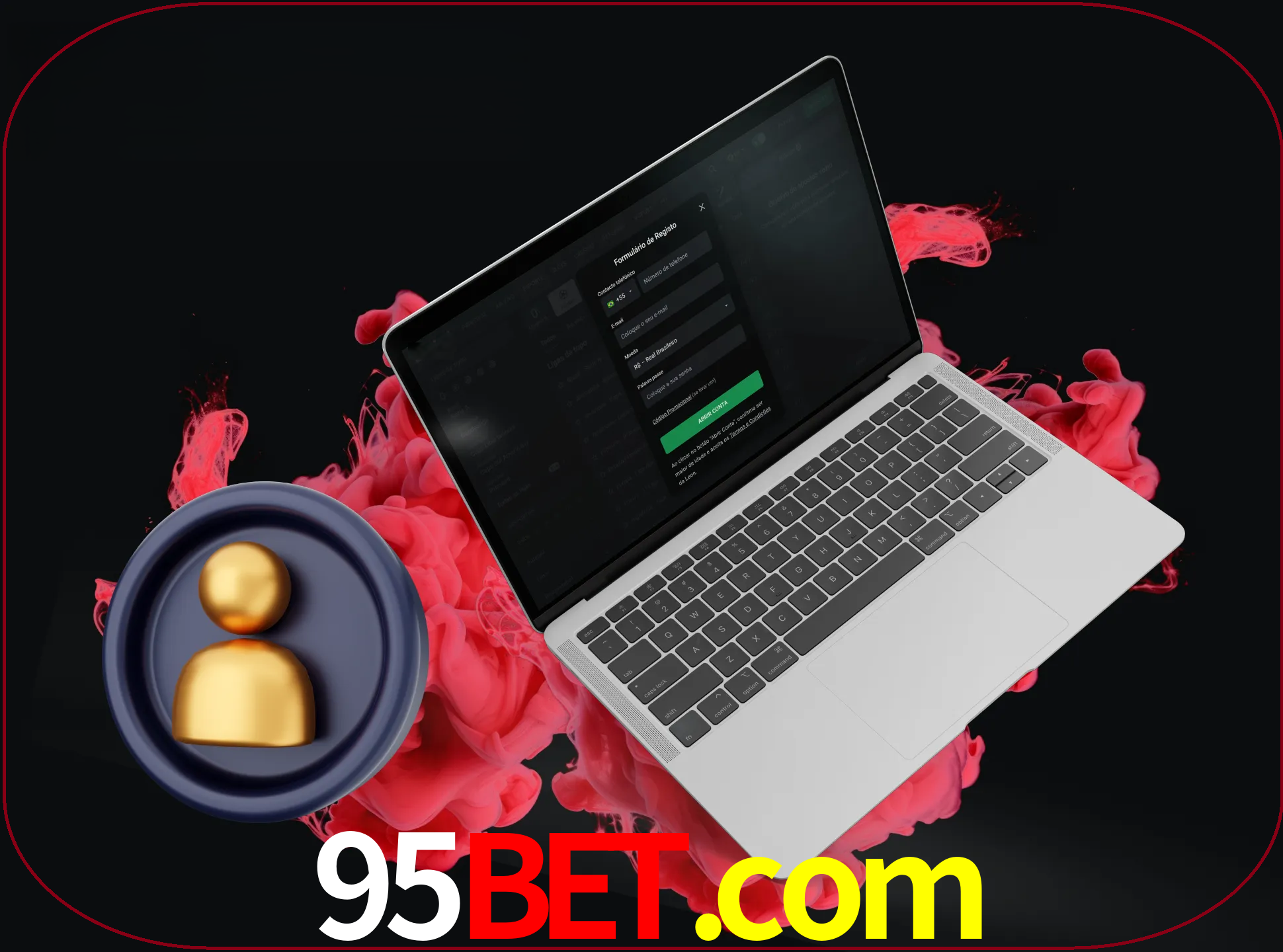 No cabeçalho do site 95bet, clique no botão que o levará a um formulário especial onde terá de introduzir as suas informações actuais.