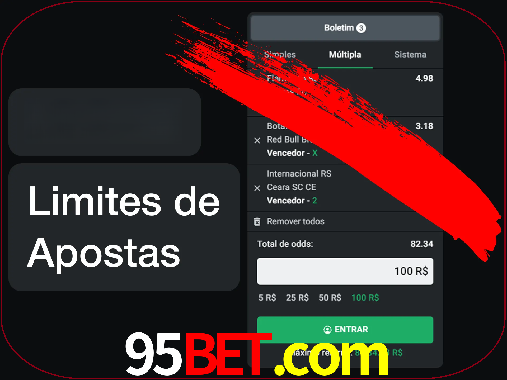 Não faça apostas loucas.